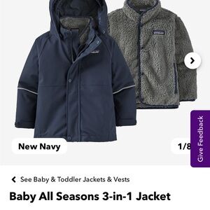 Baby all seasons 3 in 1 jacket